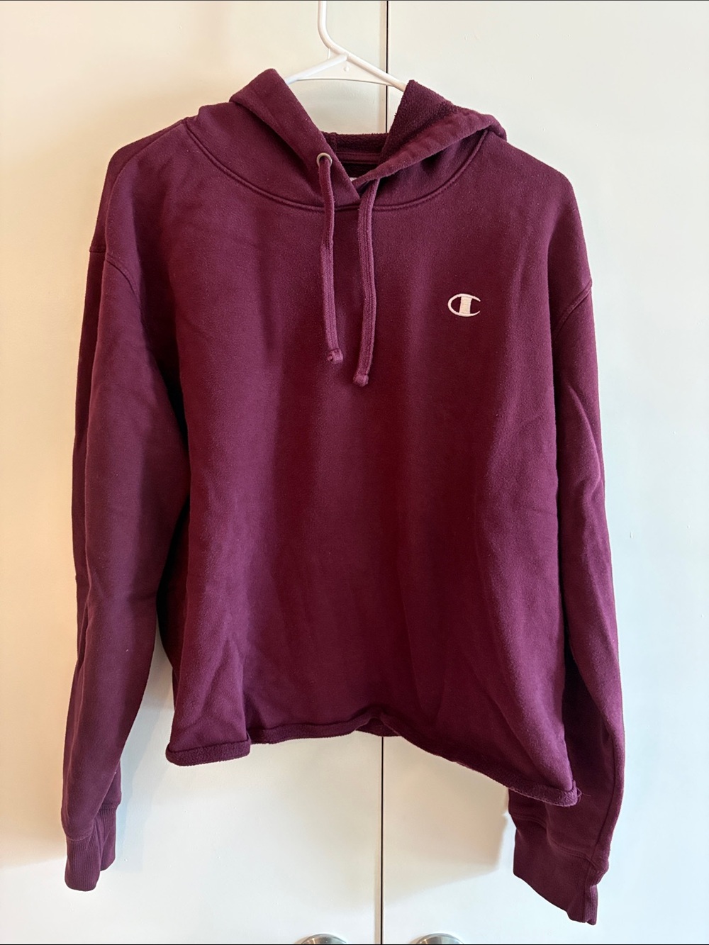 Champion Women's Burgundy Pullover Hoodie
